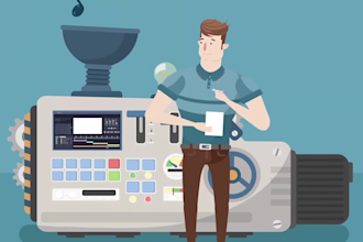create 2d animation video 2d animated explainer video or infographic