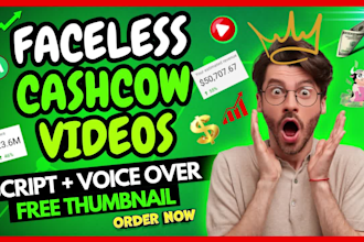 be your creative video editor, cash cow video expert, youtube automation expert