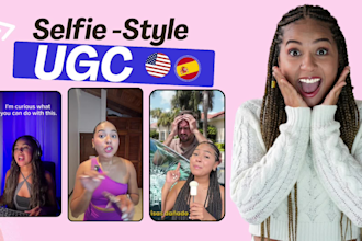 create an engaging selfie style ugc video for tiktok, reels, facebook