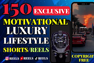do viral luxury lifestyle motivational youtube short videos and instagram reels
