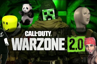 edit funny warzone, minecraft gaming meme video tiktok