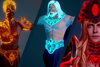 make you a custom vrchat avatar or vtuber avatar for pcquest