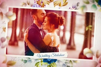 create a picture slideshow for wedding and funeral beautiful