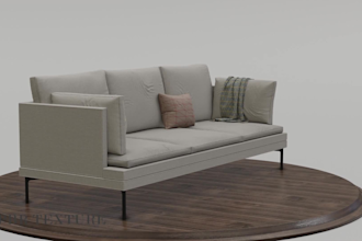 do 3d modeling, 3d rendering of furniture products