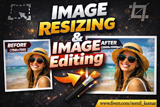 resize bulk images retouch and background removal