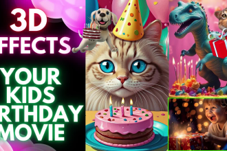 edit your happy birthday video amazing effects with animals