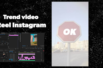 make a trend video for reels instagram and tiktok