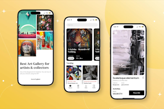 create mobile app design and UI UX design
