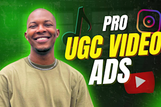 create male tik tok ugc video ads for your product or app