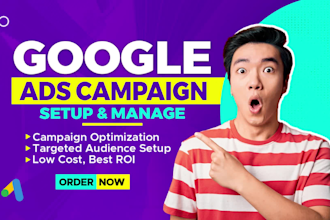 set up and manage highly profitable google ads and PPC campaigns