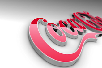 make 3d logo intro and animation