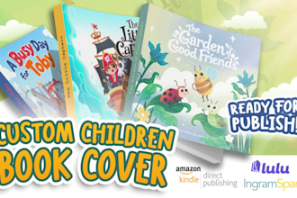 create children book cover and children book illustrations