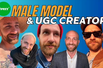be your model and ugc video creator for tiktok or reels