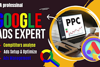 setup and control google ads adwords PPC campaign from scratch