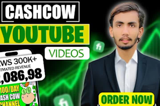 create automated cashcow, cash cow youtube videos