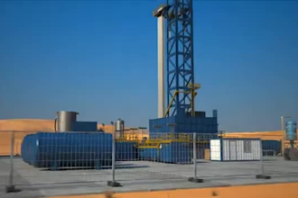 create 3d industrial animation oil refinery gas plant industrial process video
