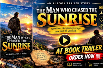 ai book trailer, book trailer, cinematic ai book trailer, book teaser video