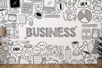 design decal, wall art wallpaper, stickers and doodle art