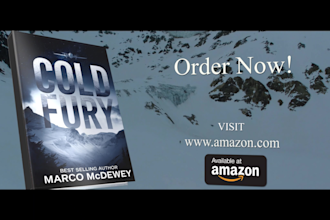 create an epic cinematic book trailer video and thriller promotional video