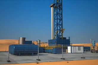 do 3d oil plant animation, refinery process, and industrial facility video