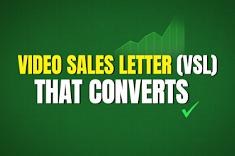 edit vsl or video sales letter for your business