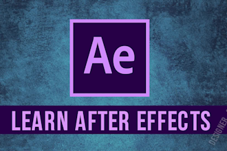 teach you after effects in easy and professional way