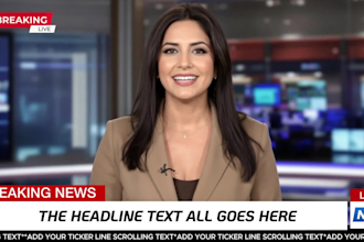 create multi presenter ai news video with realistic anchors