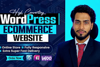 be wordpress ecommerce website developer for online store woocommerce web shop