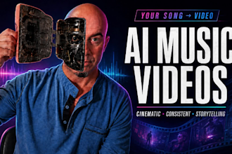 create an amazing ai music video