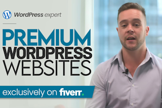 design a wordpress or elementor website for your business