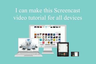 screencast how to use or explainer video tutorial for website or app