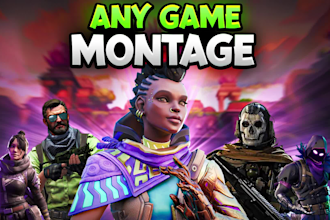 edit the best valorant , csgo , cod montage with free thumbnail