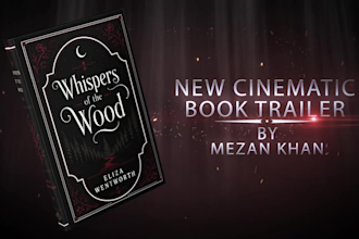create a cinematic book promo trailer video