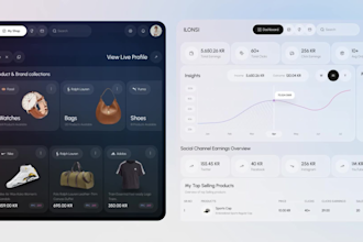design expert UI UX for dashboards, web apps, crms, admin panels