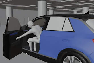 do 3d character rigging in maya, blender in fbx, obj