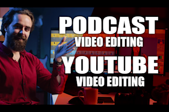 do video editing for youtube, vlog editing, real estate videos cooking