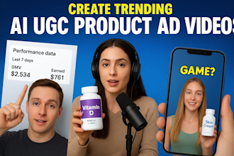 ai ugc video ads, ai avatar ads, product ads, and spokesperson videos