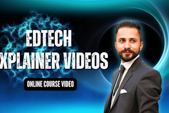 create a 2d animated explainer video for edtech platforms and online courses
