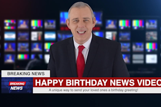 wish someone a happy birthday in my newsroom