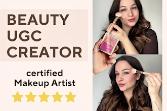 create german ugc content as a makeup artist