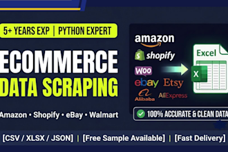 do python web scraping for ecommerce products