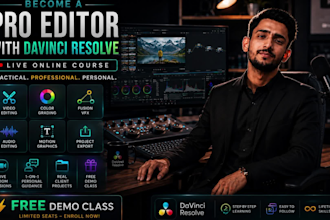teach video editing in davinci resolve via zoom gift editing pack