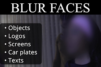 blur faces, screens, objects or anything in your video
