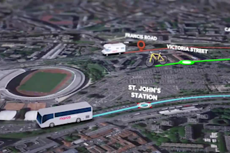 create a travel map and animated travel route video