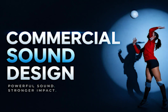 produce sound design for ads and commercials