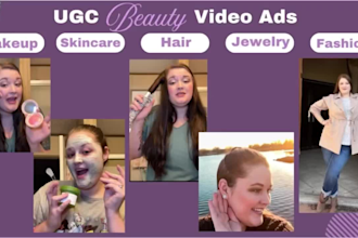 be your ugc creator and make videos for your beauty brand