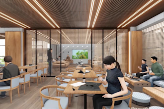 design and render your cafe, gym, office interior and retail stores