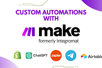 create integration or automation using make integromat