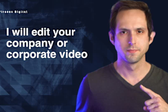 edit your company or corporate video