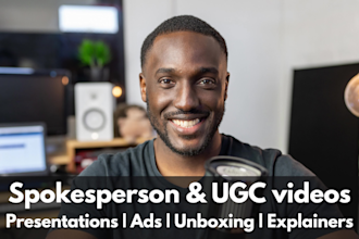 be your professional south african male spokesperson